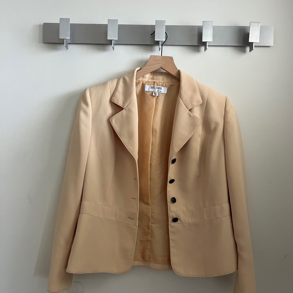 Le Suit Light Tan Women's Blazer